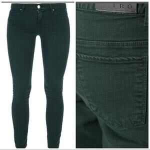 IRO SKINNY GREEN JEANS‎ SIZE 28
